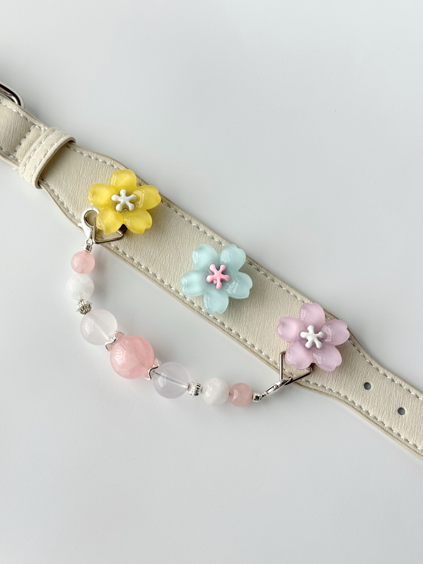 粉彩花园·米白项圈